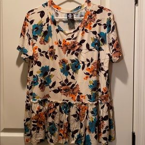 Ruffle Bottom Tshirt